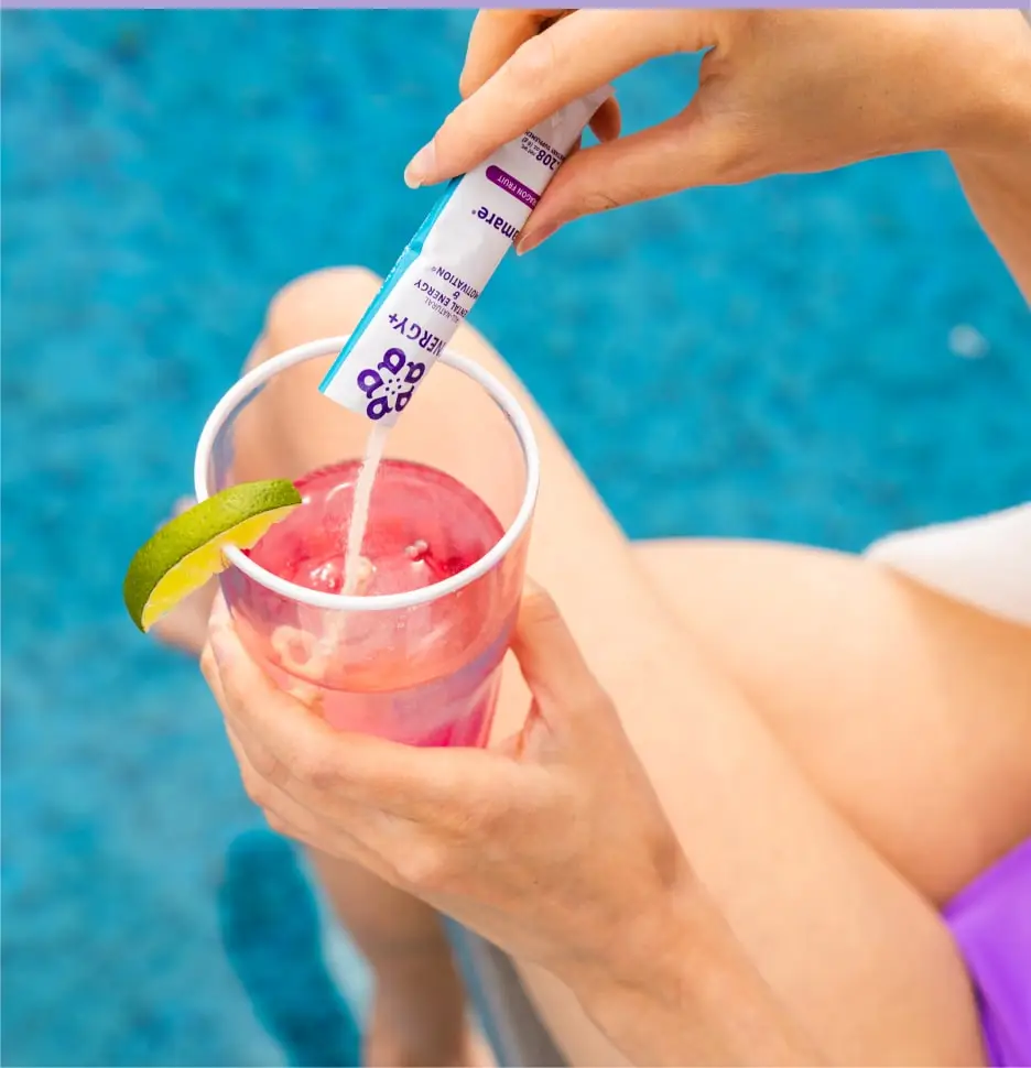 Enjoy Happy Juice at Swimming Pool